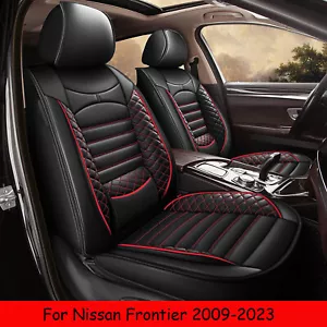Car Faux Leather Seat Covers For Nissan Frontier 2009-2023 Cushion Full Set  Pad - Picture 1 of 8