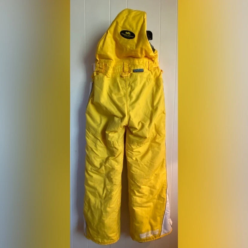 Pantalones Babero Arctiva Mujer’s Medio Amarillo Moto de Nieve Rendimiento Invierno Esquí Foto 1 de 4