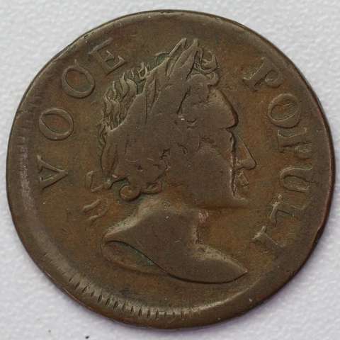 1760 Hibernia Voce Populi Half Penny Cover