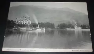 Alte Echt Foto Stil AK STRONACHLACHAR HOTEL LOCH KATRINE Dampfschiff Fähre - Bild 1 von 1