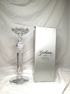 Vintage 12" Gorham Chantilly Bleikristall Kegel Kerzenständer Halter - Bild 1 von 7