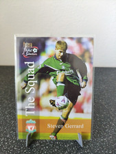 Steven Gerrard RC The Squad 2000 Futera Fans Selection Liverpool Rookie Base 122