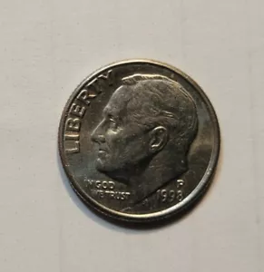1998-p Roosevelt dime excellent condition - Picture 1 of 4