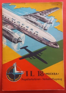 Modellbogen Kranich 5809, Propellerturbinen-Verkehrsflugzeug IL 18 MOCKBA  1:50 - Picture 1 of 9
