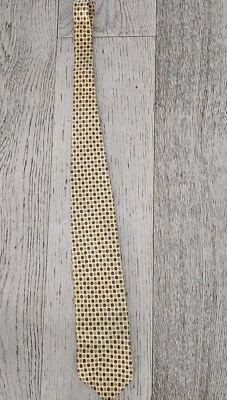 80s Vintage Gap Premium 1969 Men's Silk Tie Yellow/pink/blue/green - Image 1 of 4