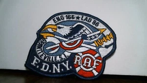 New York Fire Department (FDNY) Engine 166/Ladder 86 FIRE PATCH - NEW - Picture 1 of 2