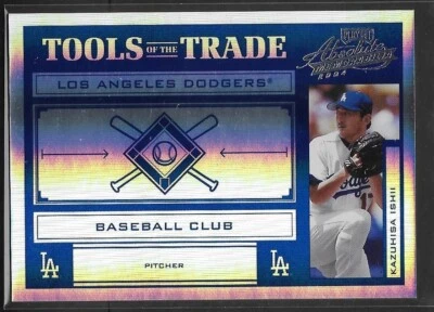 2004 Absolute Memorabilia Tools Trade Blue Spectrum #TT76 Kazuhisa Ishii #'d/125 - Image 1 of 2