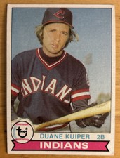 1979 Topps Duane Kuiper Baseball Card #146 Indians Second Base Low-Grade