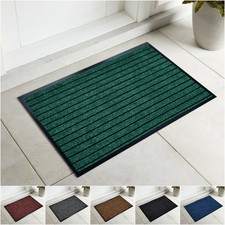 Rubber Backed Heavy Duty Non Slip Door Mat Indoor Outdoor Kitchen Mat Runner Rug