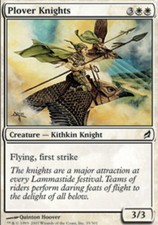 1x Plover Knights MTG Lorwyn NM Magic Regular