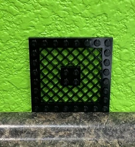 Lego 8x8 Rost Gitter Grundplatte ohne Loch - schwarz - Falltür - 4151b G2573 - Bild 1 von 1