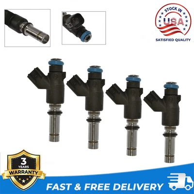 Juego de 4 inyectores de combustible FJ1043 para Chevrolet Aveo y Aveo5 2009 2010 2011 1,6 L L4  Foto 1 de 4
