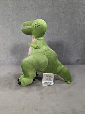 Disney Store Toy Story Green Rex the T-Rex Dinosaur Plush Stuffed Animal Toy 8"