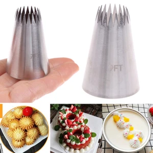 Pastry Tips Ice Cream Tool Icing Piping Nozzles Baking Mold Cake Decor.HO - Imagen 1 de 12