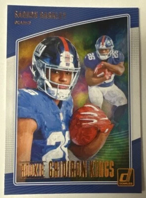 Saquon Barkley 2018 Donruss Rookie Gridiron Kings Rookie #rgk-6 (6297) - Image 1 of 2