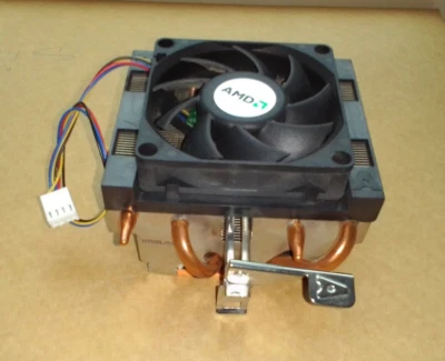 Ventola e dissipatore di calore rame AMD -  skt  am2/am3 - Immagine 1 di 4