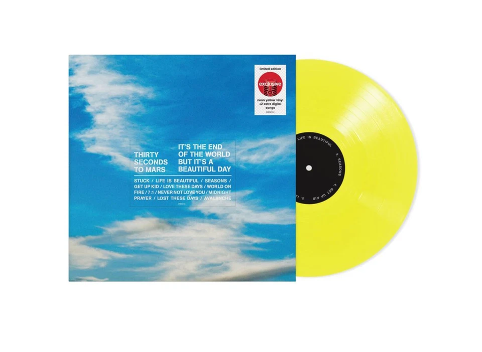 NEW THIRTY SECONDS TO MARS - IT'S THE END OF the WORLD Vinyl LP Concord CRE02142 - Image 1 of 1