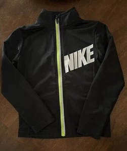Boys Nike Lightweight Jacket Black/Lime Size4T - Picture 1 of 1