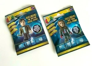 Micro figuras de construcción de personajes de Doctor Who 11o Doctor y Amy Pond - exclusivas - Imagen 1 de 4