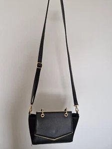 Black and gold shoulder bag/ Clutch bag. - Picture 1 of 7