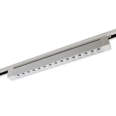 Barra a griglia LED 30W 220V Bianca per binario monofase LAMP-MONO-30W-BIANCO - Immagine 1 di 4