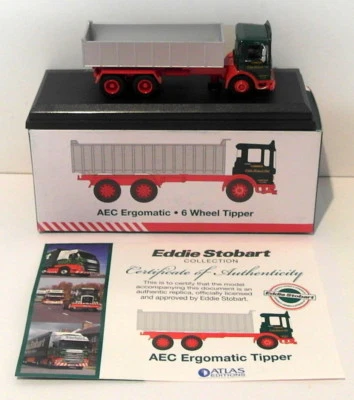 Atlas 1/76 Scale 4 649 104 - AEC Ergomatic 6 Wheel Tipper Eddie Stobart Ltd - Image 1 of 3