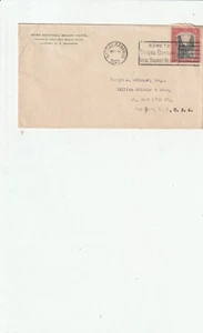 Bahamas 1928 Brief -- FORT MONTAGU BEACH HOTEL -- Nassau, Bahamas - Bild 1 von 3