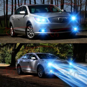 For Buick LaCrosse 2010-2013 6x 8000K LED Headlight Hi/Lo beam + Fog Light Bulbs - Foto 1 di 11