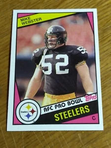 1984 Topps Football #171 Pittsburgh Steelers Center Mike Webster Ex-NrMt - Picture 1 of 2