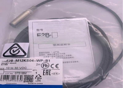 1Pcs New For OMRON proximity switch E2B-M12KS04-WP-B1 - Image 1 of 4