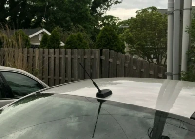 9" inch Antenna Rubber Mast Black Power Radio AM/FM for Dodge Avenger 2008-2014 - Imagem 1 de 4