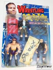 WRESTLING FEDERATION 1990s Three Action Figures Fight Set Bootleg Knockoff WWW