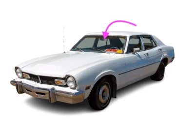 Se adapta a: Ford Maverick 1972-1977, Mercury Comet 2P, sedán 4D parabrisas delantero vidrio Foto 1 de 4