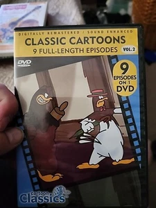 Classic Cartoons DVD 9 Full-Length Episodes 2005 Very Good Kids Animation Movie  - Picture 1 of 4