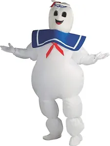 Rubie's Ghostbusters Stay Puft Marshmallow Man Inflatable Fancy Dress Adult Plus - Picture 1 of 24
