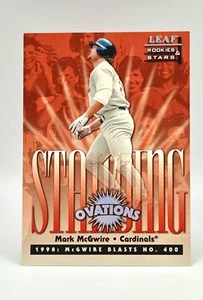1998 Leaf Rookies & Stars MARK MCGWIRE Standing Ovations /5000 #2 Cardinals A’s - Picture 1 of 2