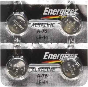 Energizer LR44 1.5V Button Cell Battery X 4 Batteries (Replaces: LR44, CR44, SR4 - Picture 1 of 3