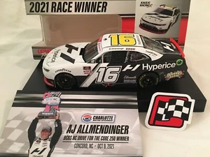 A J Allmendinger #16 Hyperice Charlotte Roval Win 2021 Camaro 1 de 504 - Imagen 1 de 2