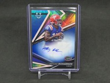 2022 BOWMAN UNIVERSITY'S BEST ANTHONY RICHARDSON BLUE REFRACTOR AUTO /150 MS2