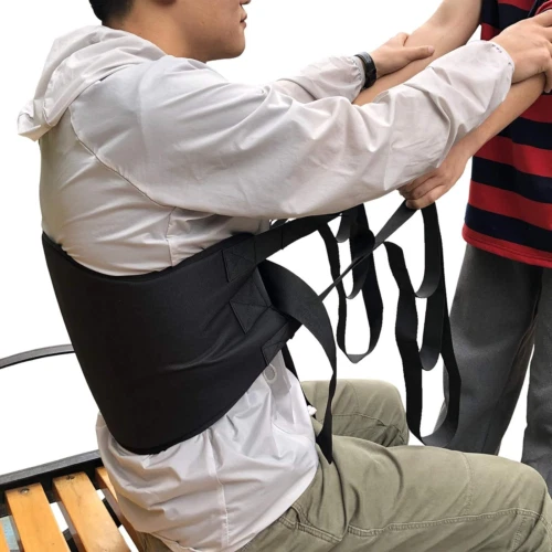 Transfer Belt Sit to Stand Lift Sling for Elderly Bedridden Patient Portable
