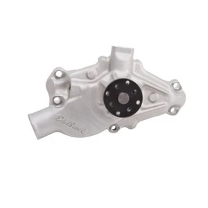 -OPEN BOX-Edelbrock 8812 Victor Short Water Pump 1971-82 SBC Chevy 262-400 Satin - Picture 1 of 3