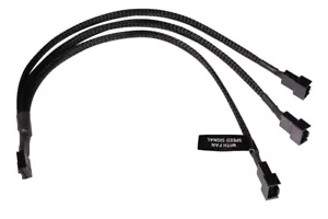 Alphacool Y-Splitter da 4 pin a 3x 4 pin PWM, 30 cm, Nero - Foto 1 di 4
