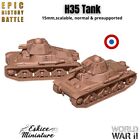French H35 Tank -  Resin Bolt Action / Chain of Command / WW2 v