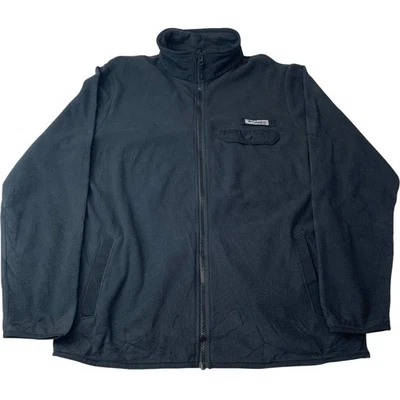 Columbia PFG Fleece Jacket Performance Gear Black Outdoor Mens M - Image 1 of 4