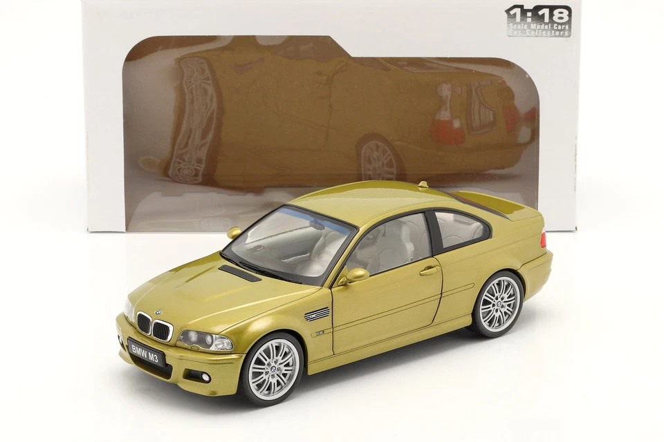 BMW M3 (E46) Año 2000 phénix amarillo 1:18 Solido