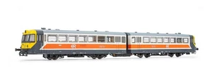 Electrotren He2002D Renfe 591 2 Elements, "Regionales" White/Black/Orange/Yellow - Picture 1 of 6
