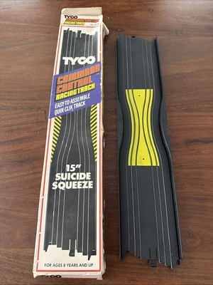 De colección TYCO Command Control 15" pista de carreras recta con caja (1978) Foto 1 de 4