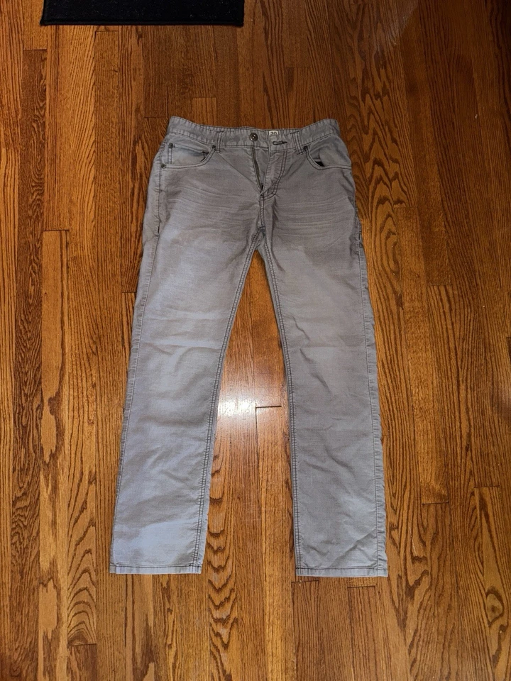 Мужские вельветовые брюки INTERNATIONAL CONCEPT Berlin размер 30x32 узкие серые - Изображение 1 из 3