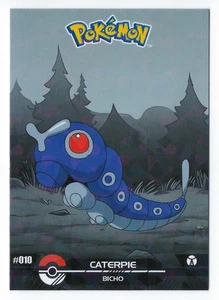 Caterpie 010 Crystal Card Collection Pokemon NM - Picture 1 of 2
