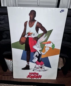 Vintage 1992 Nike Michael Jordan Bugs Bunny Hare Jordan Poster SEALED NEW 24x36 - Picture 1 of 9